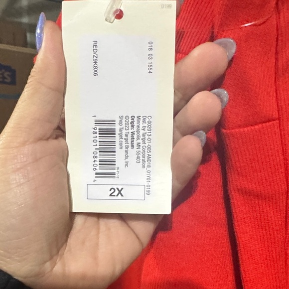 Size 2XL A New Day Red Dress - Picture 3 of 4